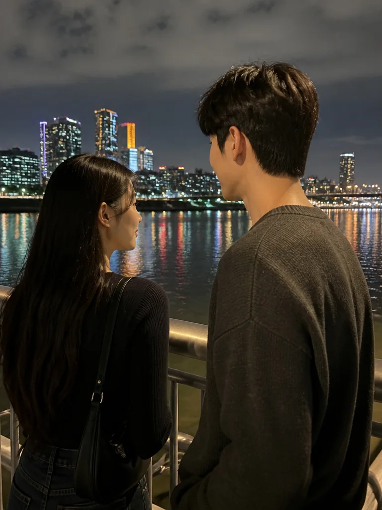 다리 위에서