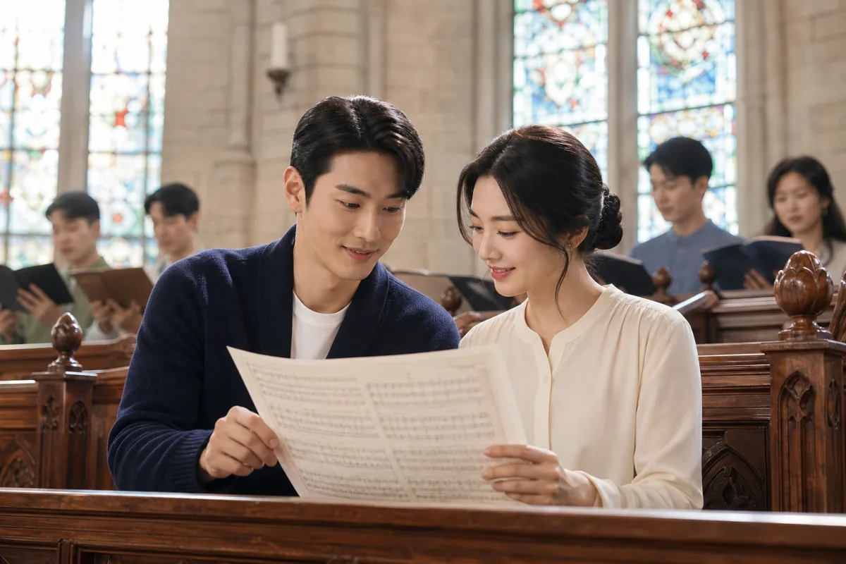 성가대에서 만난 날