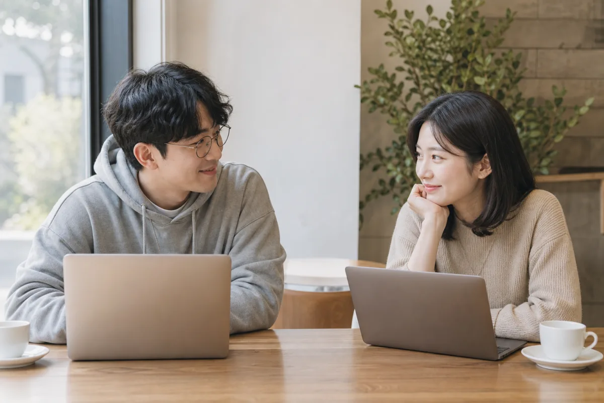 feat: 첫 만남, 우연히 마주친 두 사람