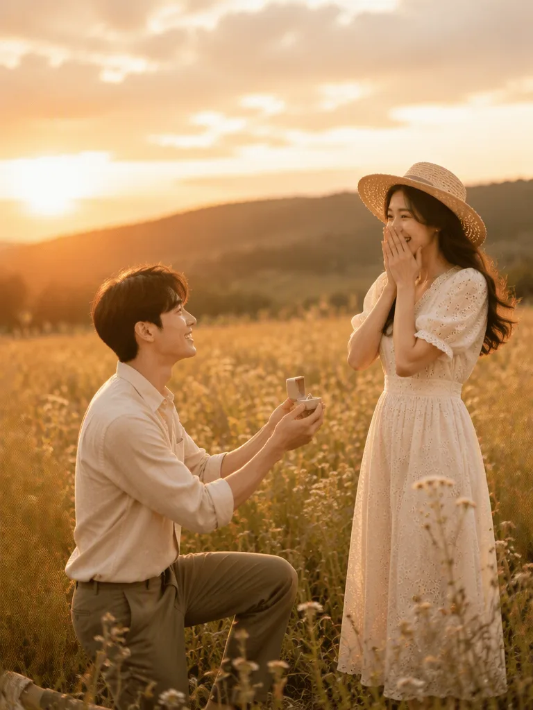 들꽃 사이에서