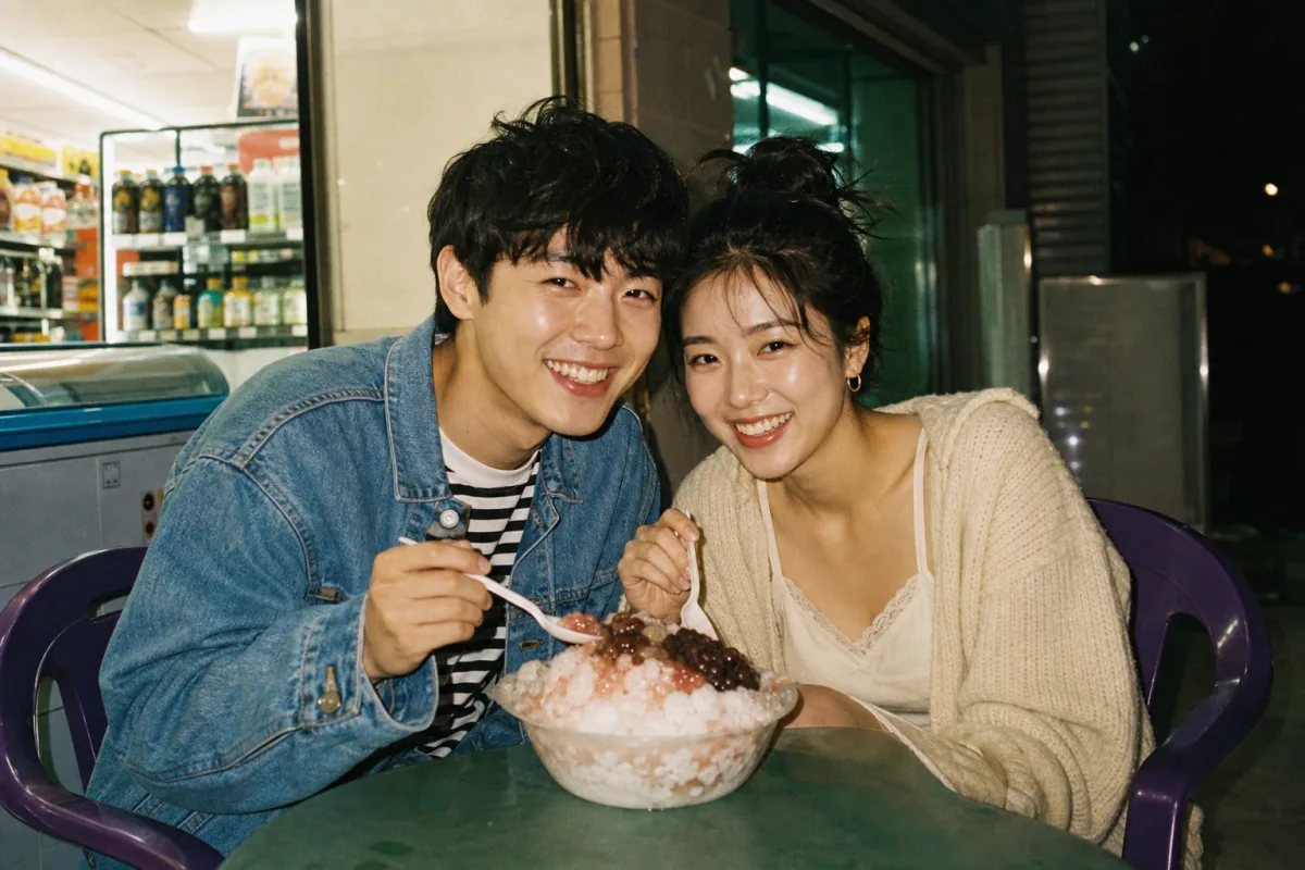 편의점 빙수의 밤