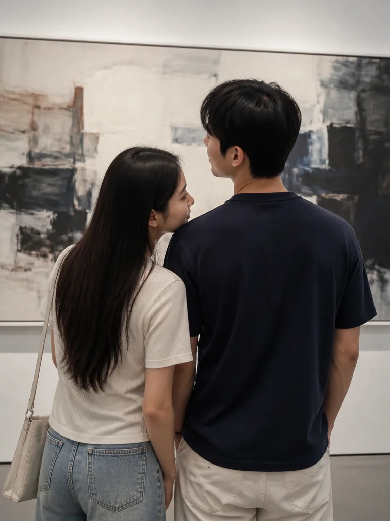 큰 그림 앞에서