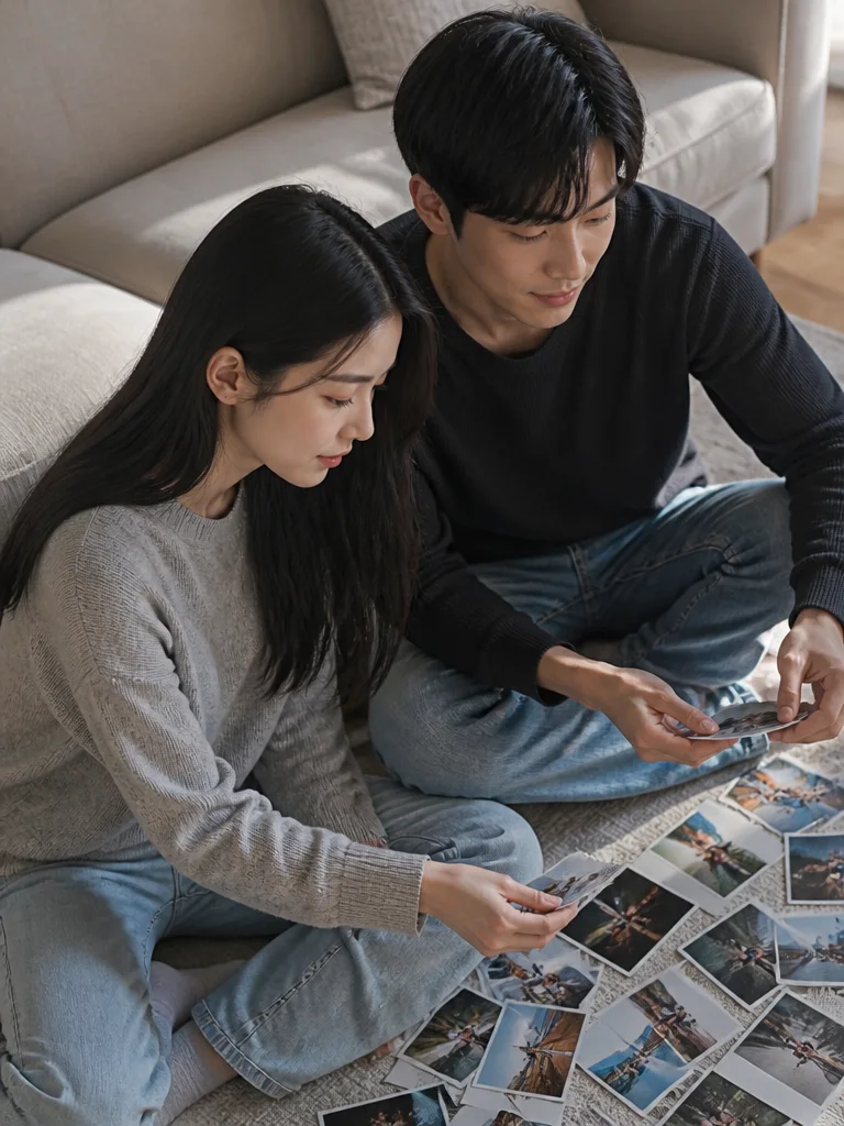 사진 고르던 밤