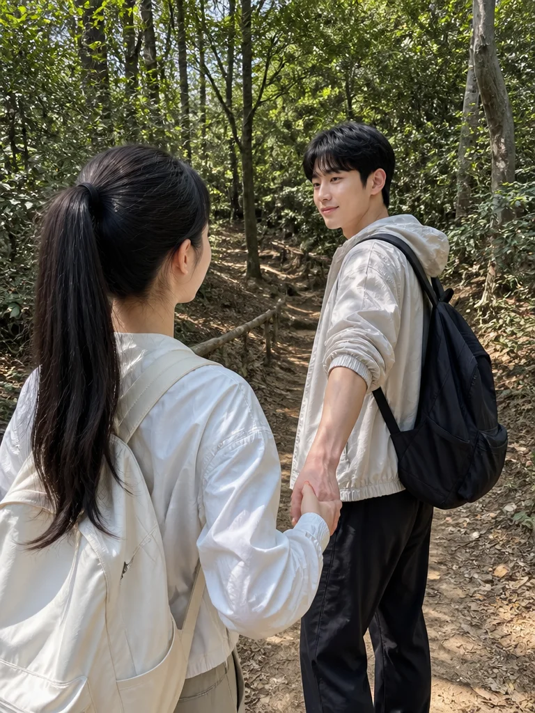 숲길에서