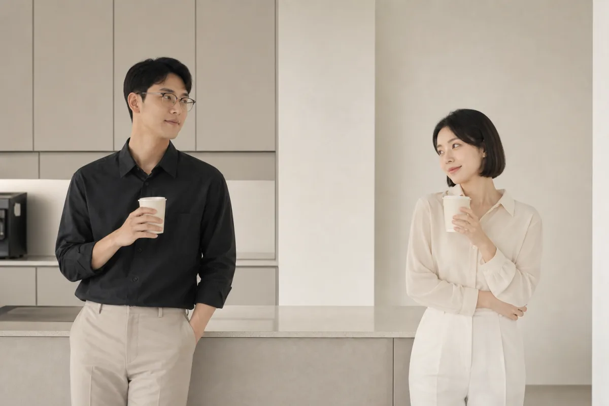같은 회사, 같은 층