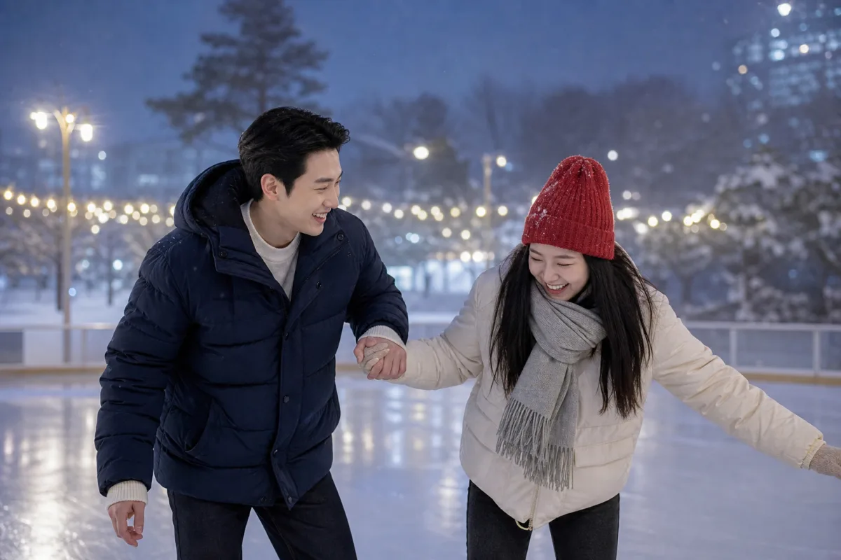 스케이트장에서의 첫 만남